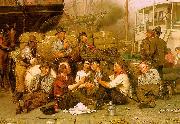 John George Brown The Longshoremen's Noon China oil painting reproduction